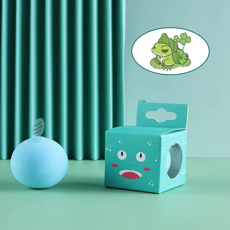 Cat Training Toy Pet Playing Ball Pet Squeaky Supplies Smart Cat Toys Interactive Ball Catnip Kitten Kitty Products Toy for Cats