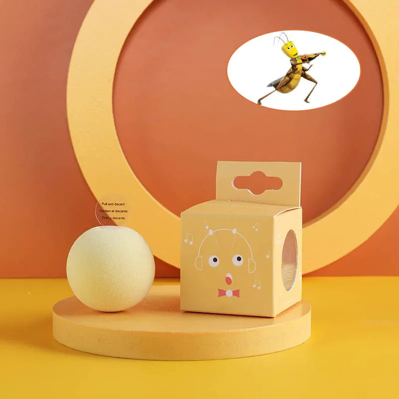 Cat Training Toy Pet Playing Ball Pet Squeaky Supplies Smart Cat Toys Interactive Ball Catnip Kitten Kitty Products Toy for Cats